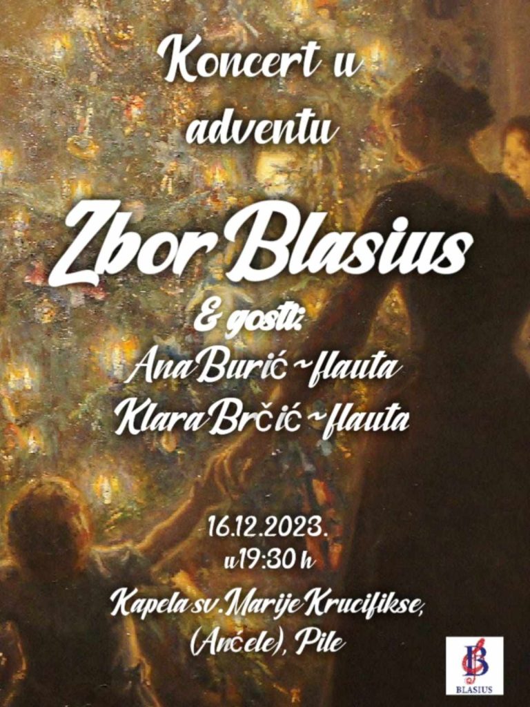 Adventski koncert zbora Blasius i dua flauta iz UŠLS