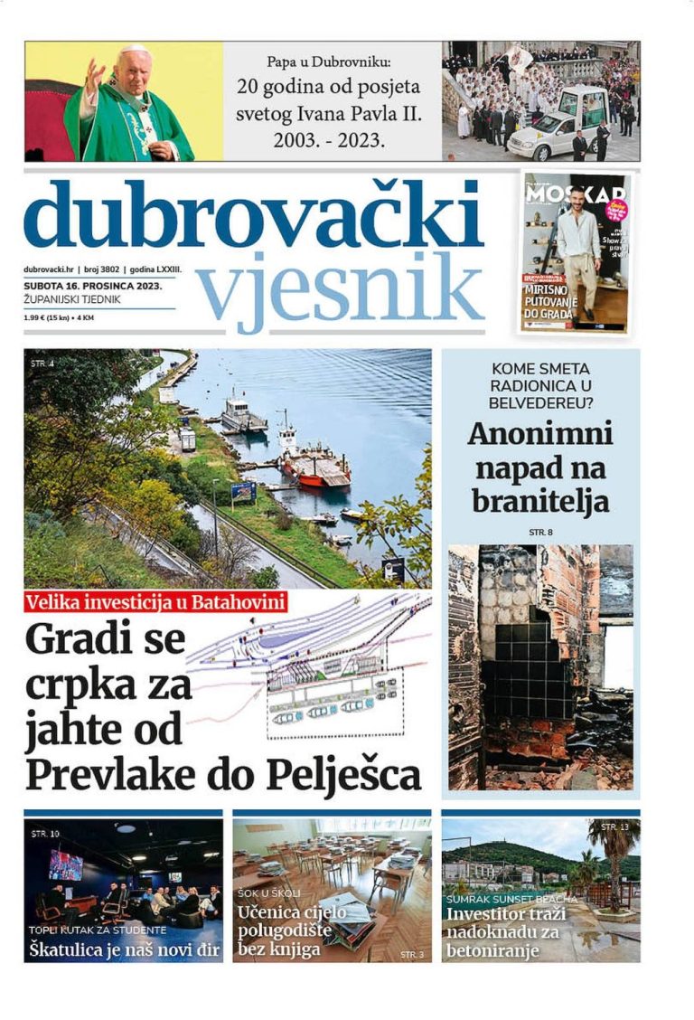 U novom broju Dubrovačkog vjesnika pročitajte