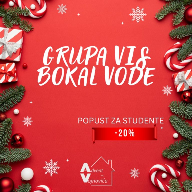 Grupa “Vis Bokal Vode” vas zabavlja u utorak na Vojnoviću