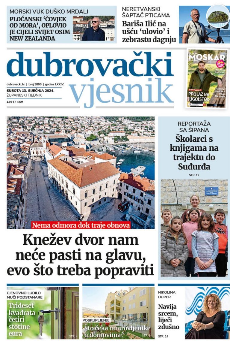 U novom broju Dubrovačkog vjesnika pročitajte