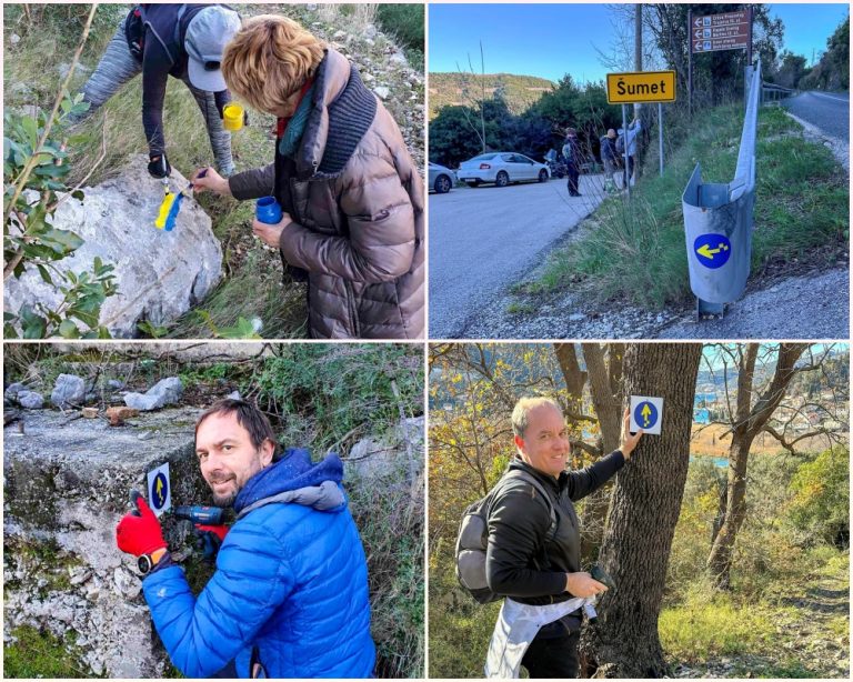 FOTO Sniježničari uredili novih osam i po kilometara Camino staze Dubrovnik Međugorje