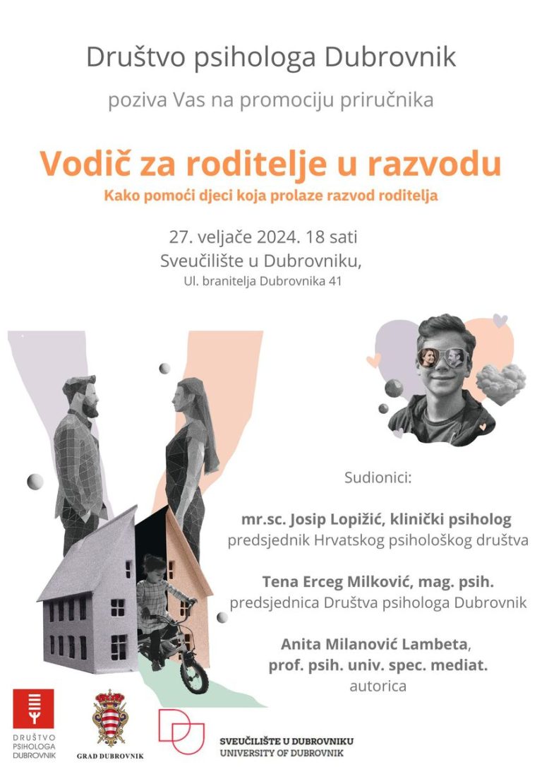 Promocija Vodiča za roditelje u razvodu – Kako pomoći djeci koja prolaze razvod roditelja