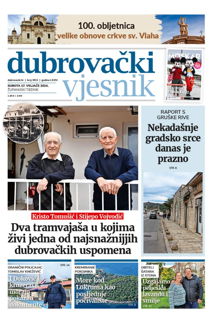 U novom broju Dubrovačkog vjesnika pročitajte!