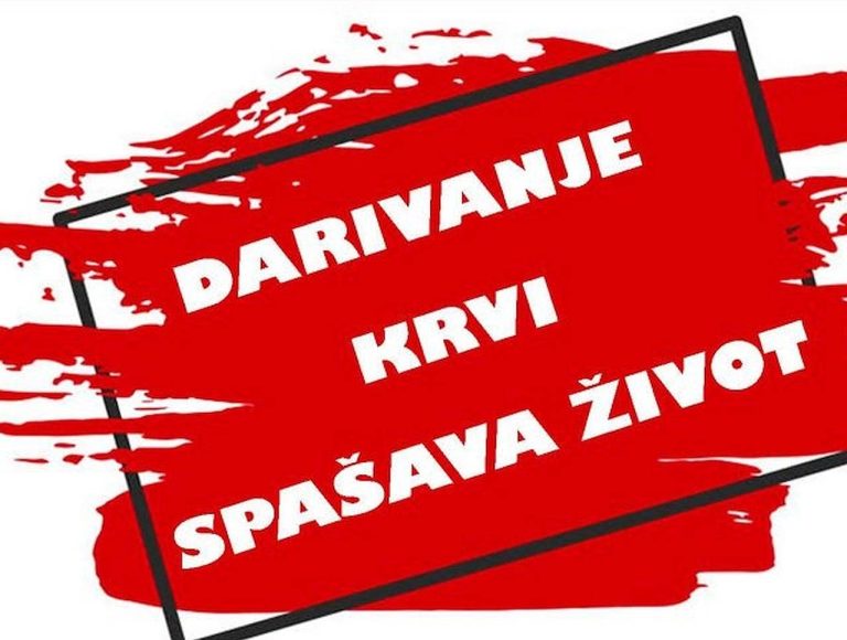 Krv je nezamjenjiv lijek. Odazovite se akciji darivanja!