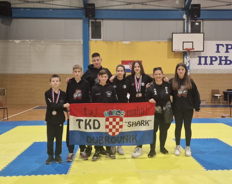 TKD Shark Dubrovnik osvojio osam medalja na Prnjavor Openu