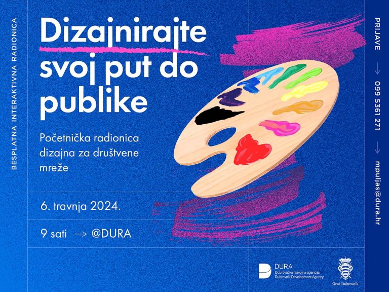 Besplatna radionica „Dizajnirajte svoj put do publike: početnička radionica dizajna za društvene mreže”