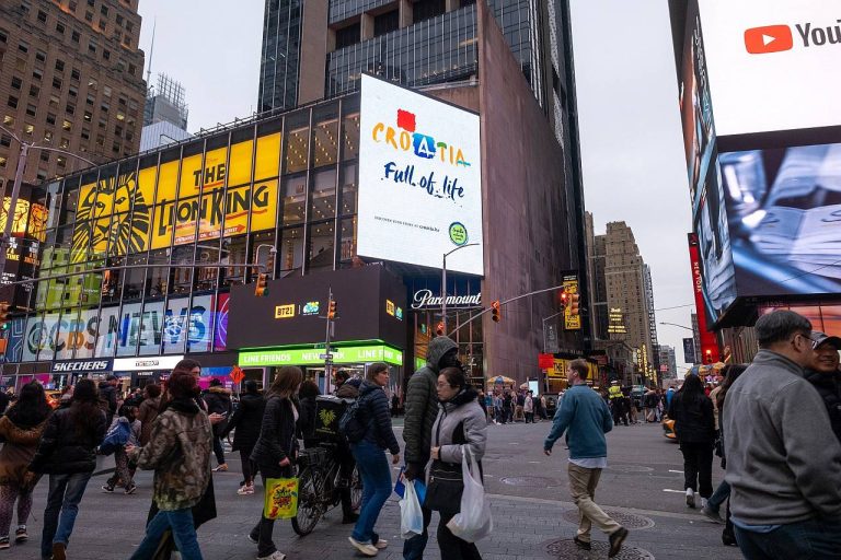 Vizure Hrvatske na CBS-u i njujorškom Times Squareu