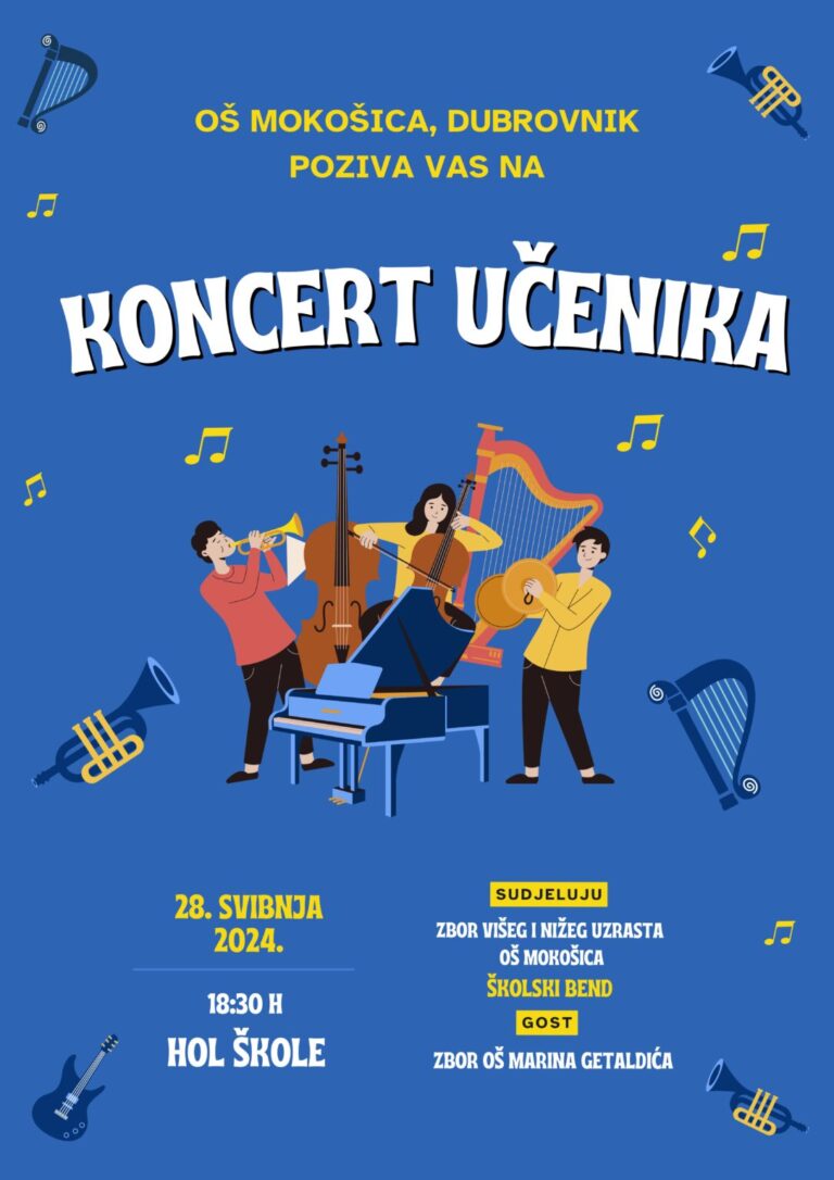 Koncert učenika OŠ Mokošica