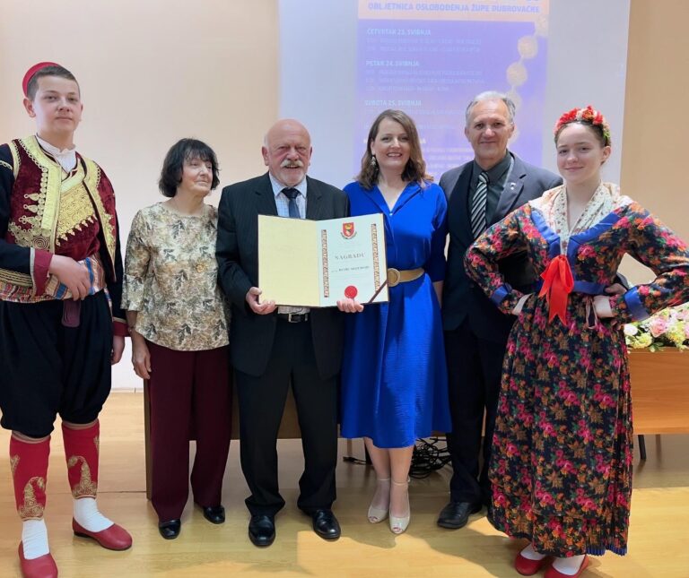 Petru Srijemsiju, ovogodišnjem laureatu općine Župa dubrovačka, dodijeljena nagrada