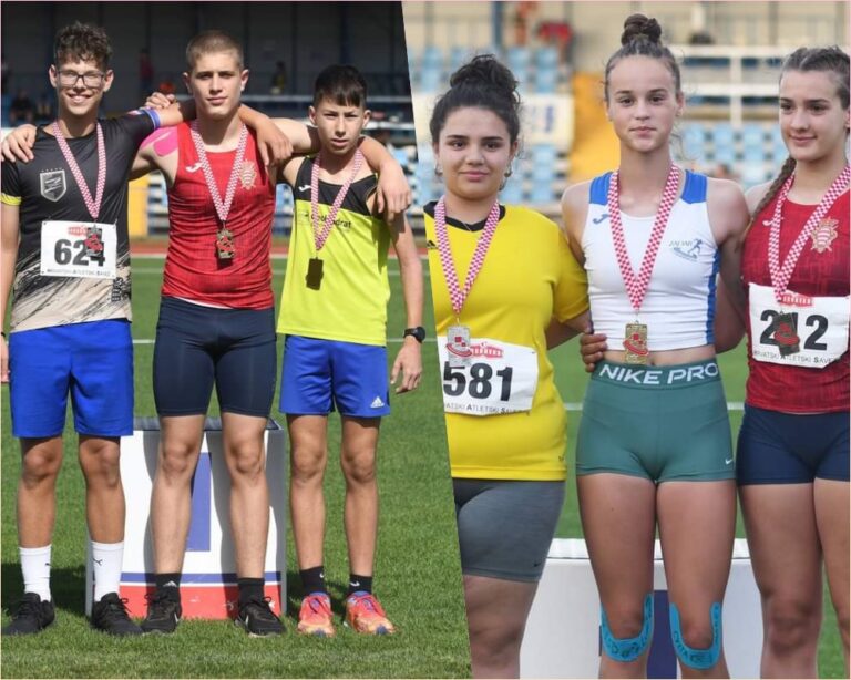 Sjajan vikend za dubrovačke atletičare Marin Lučić državni prvak, Luna Županović brončana