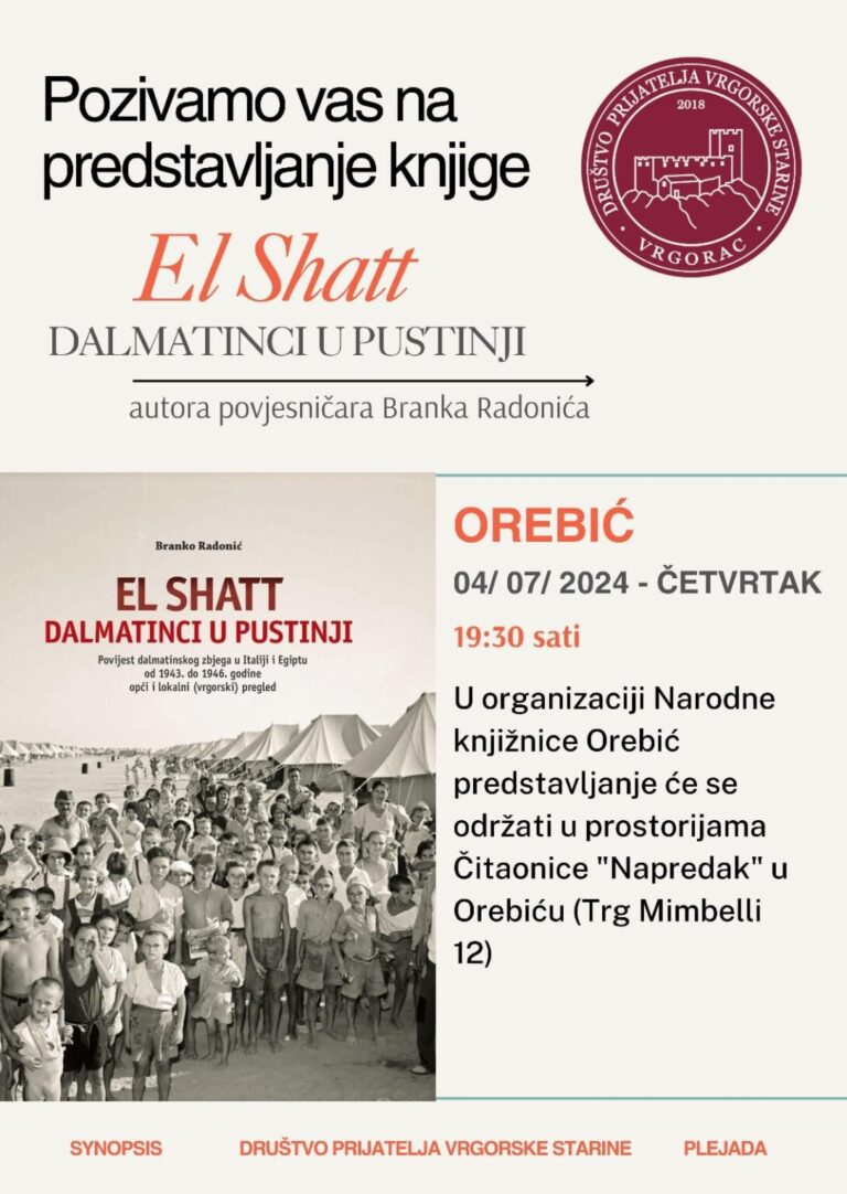 “El Shatt – Dalmatinci u pustinji”