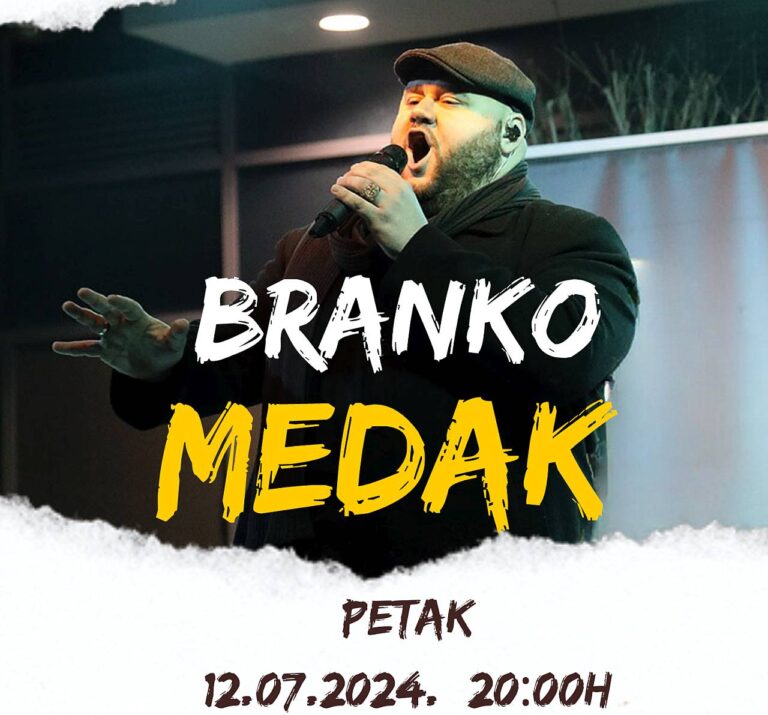 NK Župa dubrovačka poziva na koncert Branka Medaka večeras u Čibači