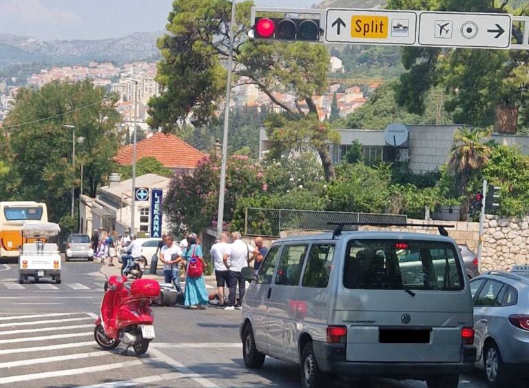 Ozlijeđen motociklist na Okružnom