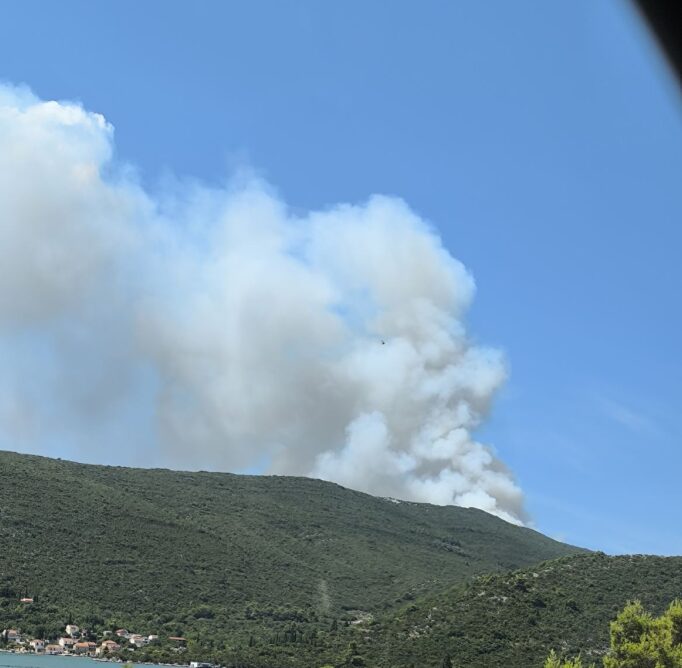 Vatrogasni zapovjednik Simović: situacija je sada dobra, nema otvorenog plamena, vatrogasci ostaju na terenu cijelu noć