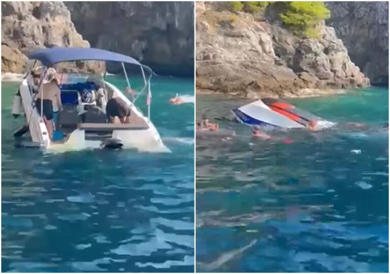 VIDEO: Gliser s turistima tonuo, a susjedni skiper sve snimao i izrugivao se. Nitko im nije pomogao. Sramite se!