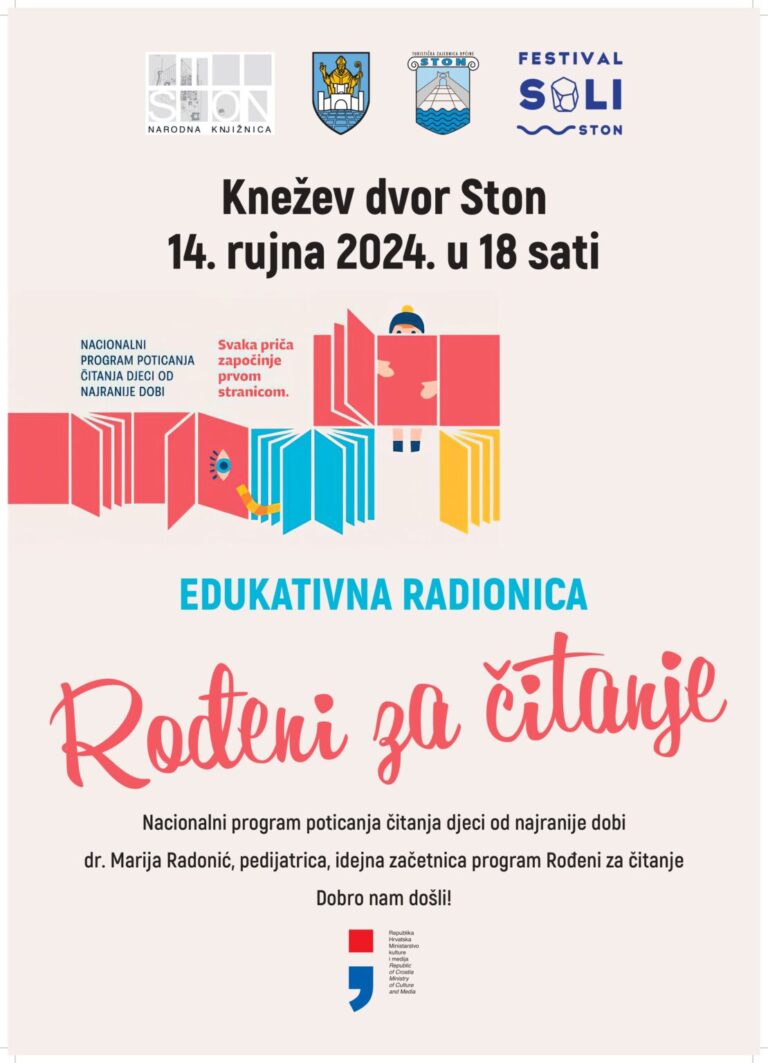 Predstavljanje nacionalnog  programa „Rođeni za čitanje“ u Stonu