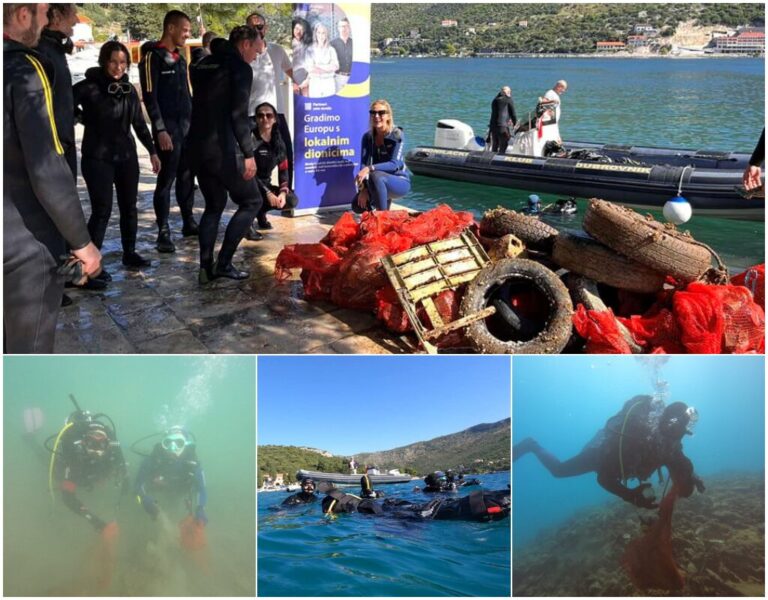 FOTO: RK Dubrovnik očistio podmorje u Zatonu