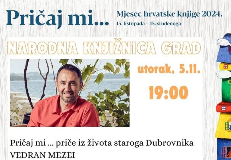 MJESEC KNJIGE: Pisac i vodič Vedran Mezei pričat će nam u knjižnici