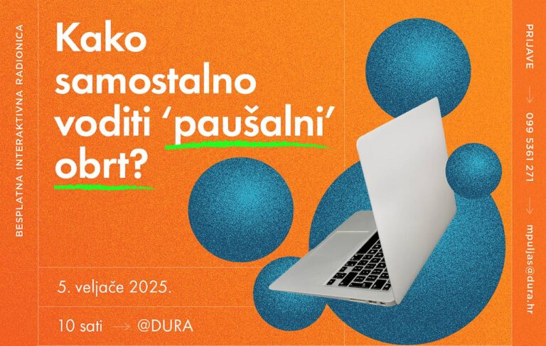 BESPLATNA RADIONICA: Kako samostalno voditi „paušalni“ obrt